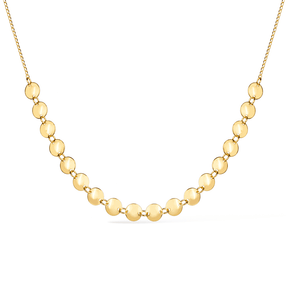 Chocker Aurum Dourada Esferas com Extensor