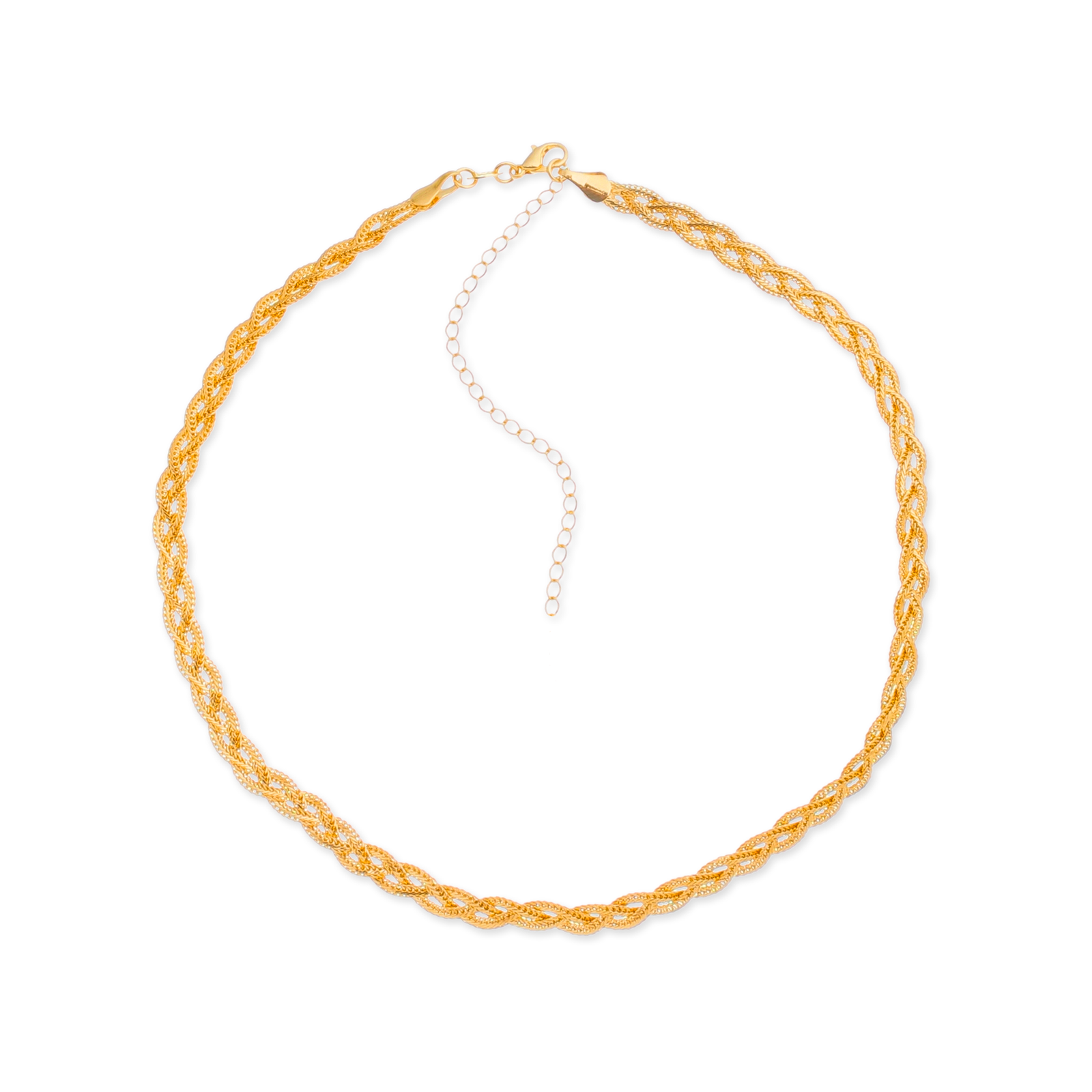 Chocker  Aurum Dourado Trançada