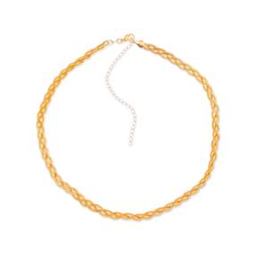Chocker  Aurum Dourado Trançada