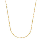 Corrente Dourada Masculina Elo 3 por 1 - 3mm