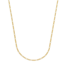 Corrente Dourada Masculina Elo 3 por 1 - 3mm