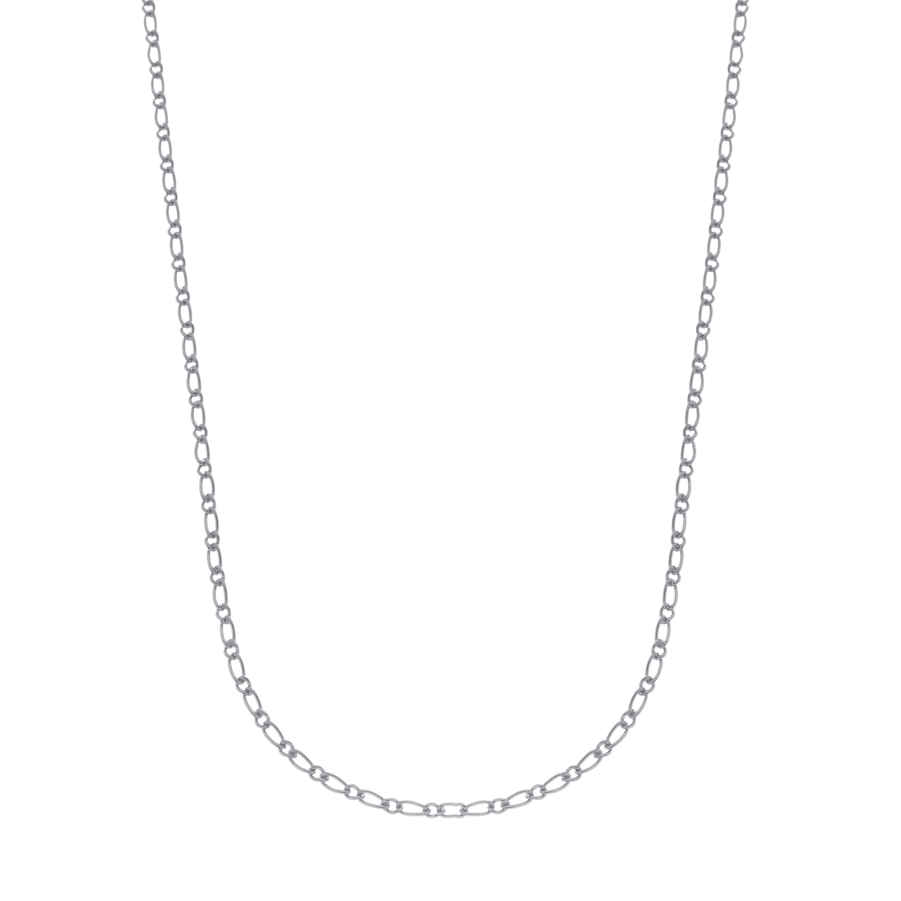 Corrente Prateada Masculina Elo 1 por 1